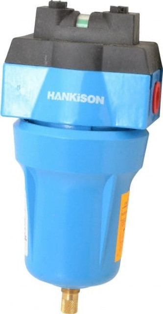 Hankison HF5-12-4-DPL Oil & Water Filter/Separator: NPT End Connections, 20 CFM, Auto Drain, Use on Coalescer