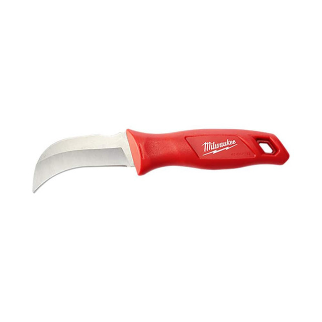 Milwaukee Tool 48-22-1925 Fixed Blade Knives; Trade Type: Fixed Blade Knife ; Blade Type: Hawkbill ; Blade Material: Stainless Steel ; Handle Material: Glass-Filled Nylon ; Handle Color: Red