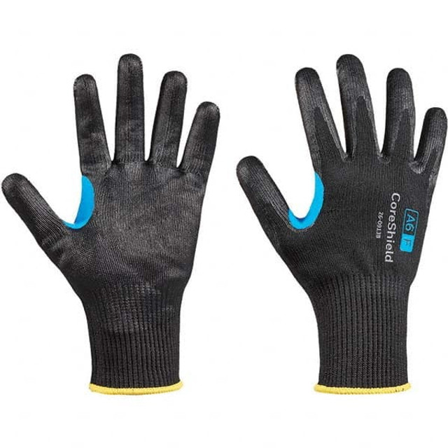 Honeywell 26-0913B/9L Cut, Puncture & Abrasive-Resistant Gloves: Size L, ANSI Cut A6, ANSI Puncture 1, Nitrile, HPPE