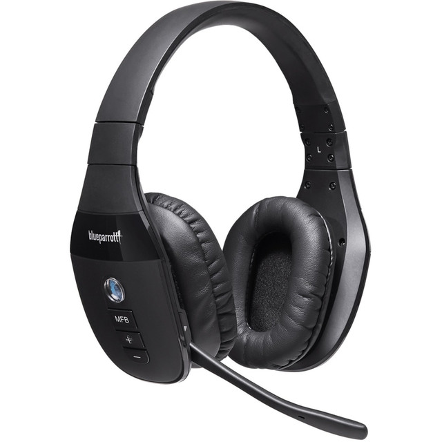 VXI CORPORATION 203582 BlueParrott S450-XT Stereo Bluetooth Headset - Stereo - Mini-phone (3.5mm) - Wired/Wireless - Bluetooth - 300 ft - 32 Ohm - 20 Hz to 20 kHz - Over-the-head - Binaural - Supra-aural - MEMS Technology Microphone - Noise Canceling