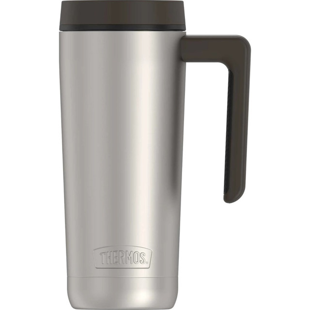 KING-SEELEY THERMOS/THERMOS Thermos TS1309MS4  GUARDIAN Stainless Steel Mug 18oz - Slide Lid Closure - Matte Steel - Stainless Steel - Coffee, Cold Drink