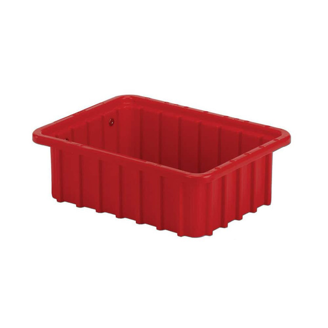 LEWISBins+ DC1035 RED Polyethylene Dividable Storage Tote: 40 lb Capacity