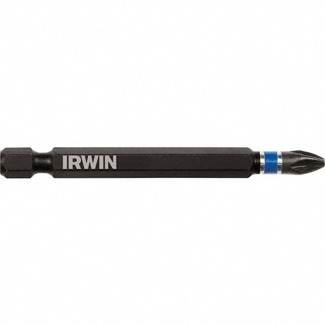 Irwin IWAF33PH2B10 Power & Impact Screwdriver Bit Sets; Overall Length Range: 3 to 4.9 in ; Point Type: Phillips ; Drive Size: 1/4 ; Overall Length (Inch): 3-1/2 ; Hex Size Range (Inch): 1/4 ; Phillips Point Size: #2