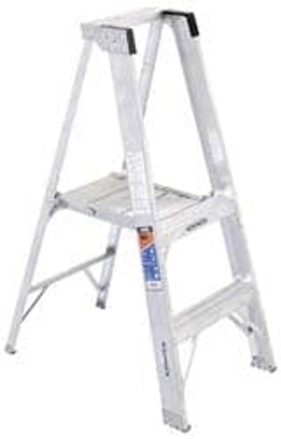 Werner P372 2-Step Aluminum Ladder Platform: 250 lb Capacity