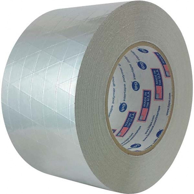 Intertape 99712 Silver Aluminum Foil Tape: 2-61/64" Wide, 6.5 mil Thick