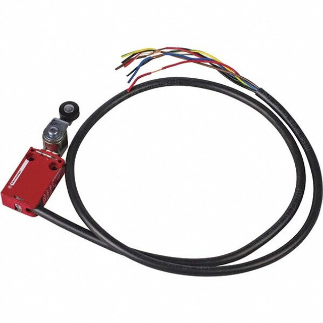 Telemecanique Sensors XCSM3715L2 NO/2NC Configuration, Multiple Amp Level, Metal Roller Safety Limit Switch