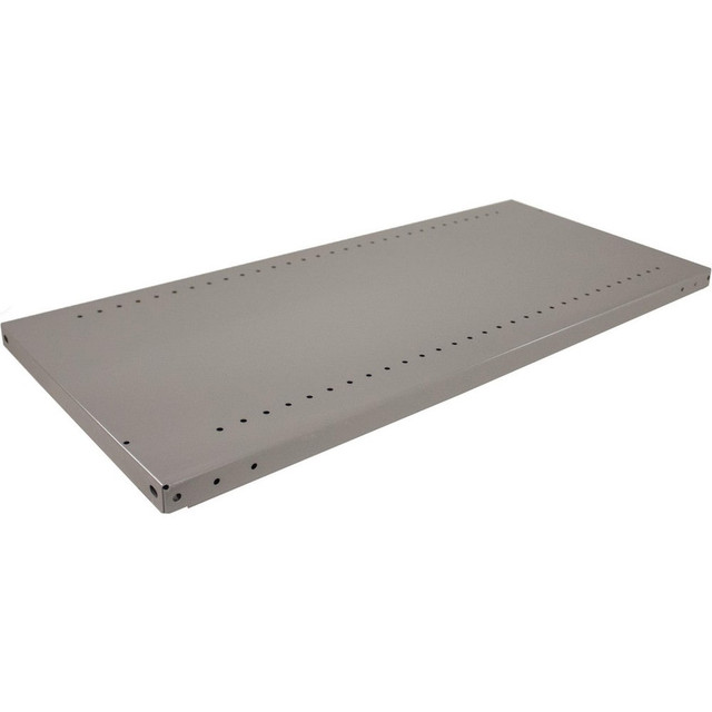 Lyon DDJ1021195 Open Shelving Accessories & Components; Component Type: Box Shelf with Clips ; For Use With: Lyon 2000 Series Shelving ; Material: Steel ; Width (Inch): 48 ; Load Capacity: 550 ; Color: Dove Gray