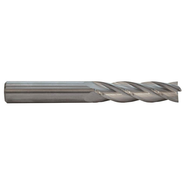 M.A. Ford. 12210000A Square End Mill: 1'' Dia, 3'' LOC, 1'' Shank Dia, 6'' OAL, 4 Flutes, Solid Carbide