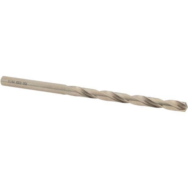 Cle-Line C23352 Jobber Length Drill Bit: 11/64" Dia, 135 °, Cobalt