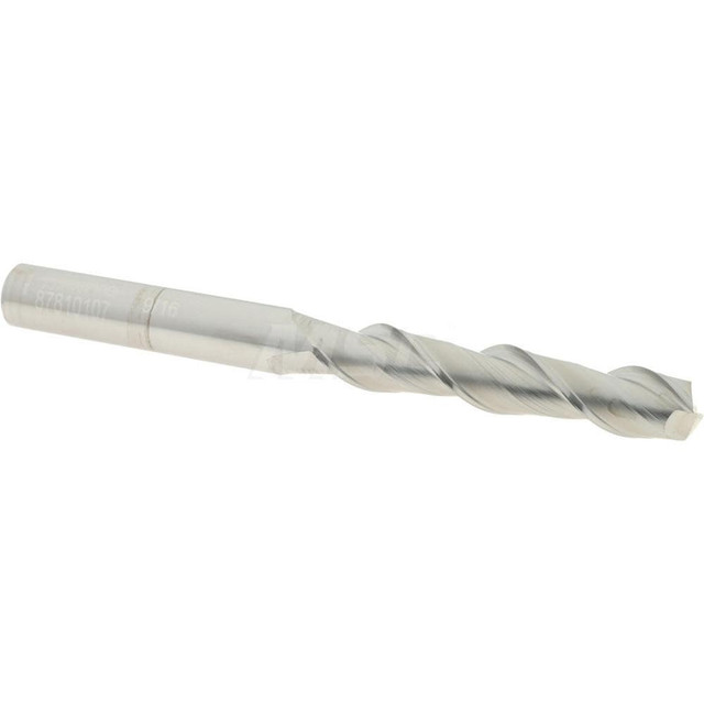 Accupro 12181764 Square End Mill: 9/16'' Dia, 3'' LOC, 9/16'' Shank Dia, 6'' OAL, 2 Flutes, Solid Carbide