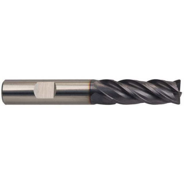 Guhring 9031000095200 Square End Mill:  0.3750" Dia, 1" LOC, 0.375" Shank Dia, 2.5" OAL, 4 Flutes, Solid Carbide