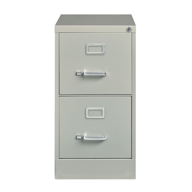 HIRSH INDUSTRIES LLC 22732 Hirsh 22inD Vertical 2-Drawer File Cabinet, Light Gray