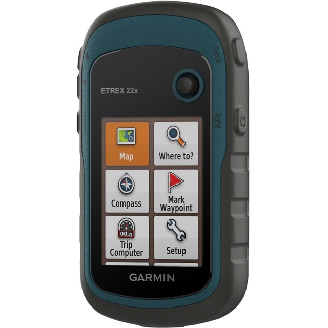 GARMIN INTERNATIONAL, INC. 010-02256-00 Garmin eTrex 22x Handheld GPS Navigator - Rugged - Handheld, Mountable - 2.2in - 65000 Colors - Turn-by-turn Navigation - USB - 25 Hour - Preloaded Maps - 240 x 320 - Water Resistant