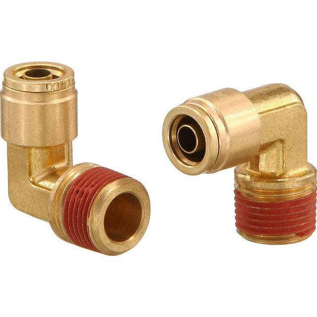 PRO-SOURCE PC69-DOT-66 Metal Push-To-Connect Tube Fittings; Connection Type: Push-to-Connect x MNPT ; Material: Brass ; Tube Outside Diameter: 3/8 ; Maximum Working Pressure (Psi - 3 Decimals): 250.000 ; Standards: DOT ; Thread Type: NPT