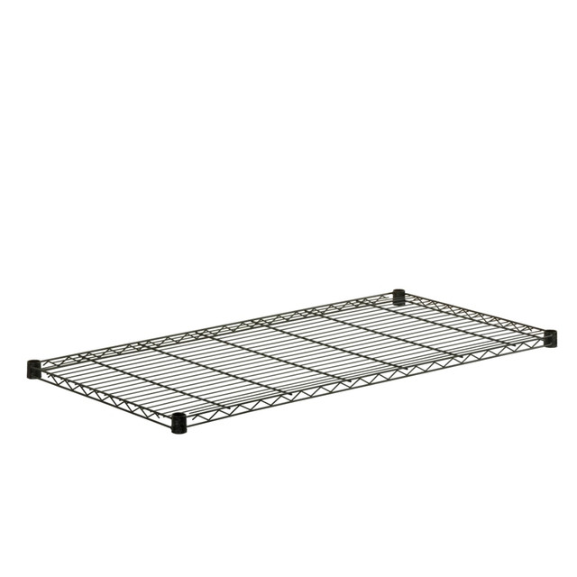 HONEY-CAN-DO INTERNATIONAL, LLC Honey Can Do SHF350B1848 Honey-Can-Do Powder-Coat Steel Shelf, 350-Lb Capacity, 1inH x 18inW x 48inD, Black