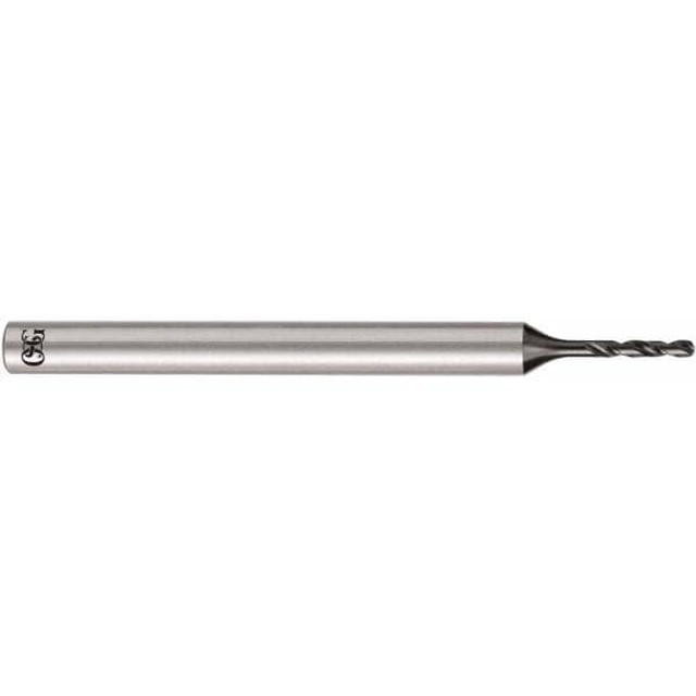 OSG 3300090 Micro Drill Bit: 0.9 mm Dia, 140 ° Point, Solid Carbide