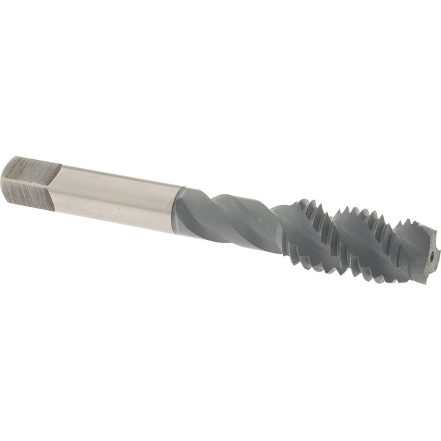 OSG 5007002 Spiral Flute Tap: 1/2-13 UNC, 3 Flutes, Plug, 2B Class of Fit, High Speed Steel, elektraLUBE Coated