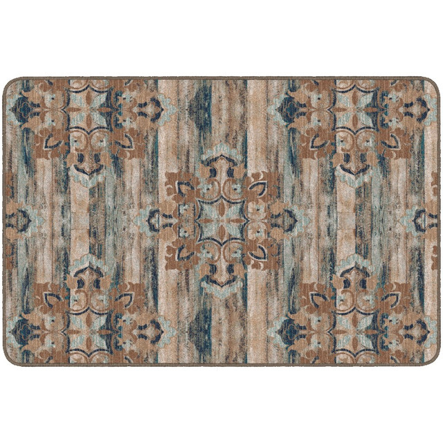 FLAGSHIP CARPETS FA1379-22FS  Franklin Rectangular Rug, 48in x 72in, Blue