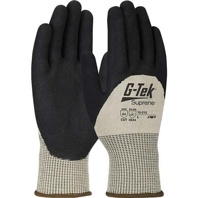 PIP 15-215/L Cut, Puncture & Abrasive-Resistant Gloves: Size L, ANSI Cut A4, ANSI Puncture 4, Nitrile, Suprene