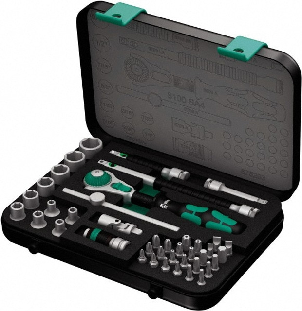 Wera 05003535001 41 Piece 1/4" Drive Socket & Bit Set