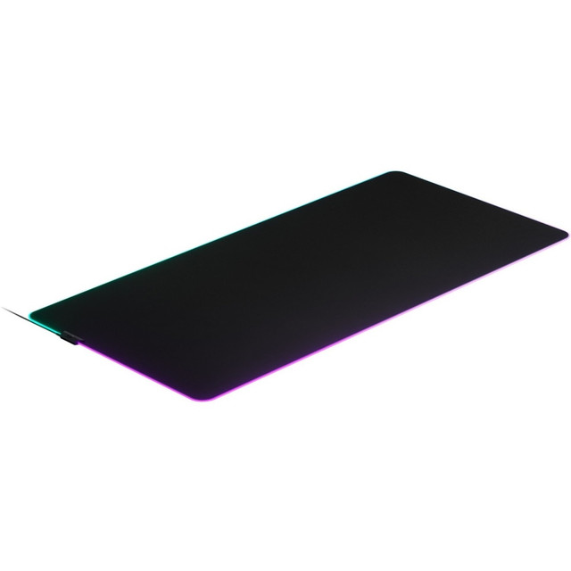 STEELSERIES NORTH AMERICA CORPORATION 63512 SteelSeries Cloth RGB Gaming Mousepad - 0.16in x 48.03in x 23.23in Dimension - Silicon, Rubber - Anti-slip - Retail