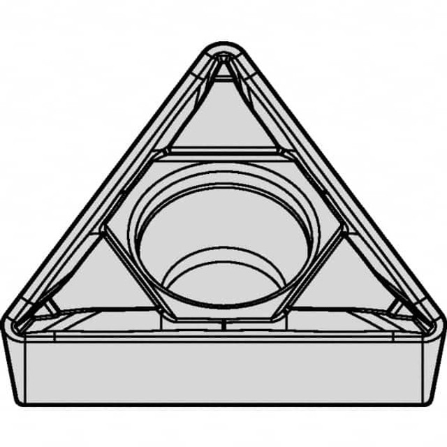 Kennametal 3769163 Turning Insert: TPMT2151FP KCP25, Solid Carbide