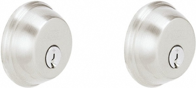Schlage B62 626 KD 1-3/8 to 2-1/4" Door Thickness, Satin Chrome Finish, Key Operated Deadbolt