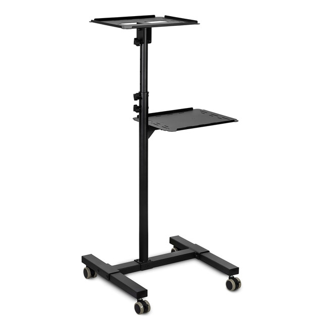 TRANSFORM PARTNERS LLC MI-7943 Mount-It! MI-7943 Mobile Projector Standing Desk, 33-1/2inH x 15-1/2inW x 4-1/2inD, Black TRANSFORM PARTNERS LLC MI-7943 Mount-It! MI-7943 Mobile Projector Standing Desk, 33-1/2inH x 15-1/2inW x 4-1/2inD, Black