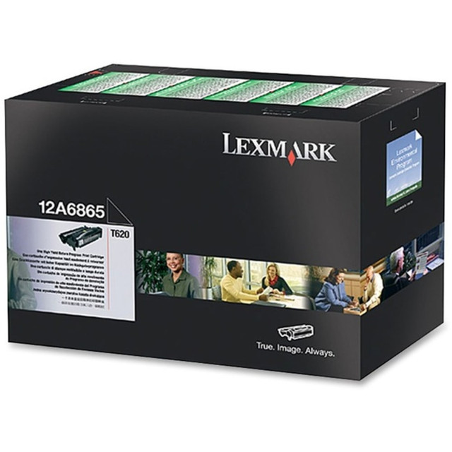 LEXMARK INTERNATIONAL, INC. Lexmark 12A6865  12A6865 Black High Yield Return Program Toner Cartridge