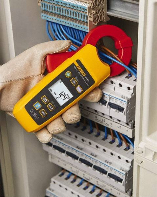 Fluke FLUKE-368 FC Leakage Clamp Meter: CAT III, 1.5748" Jaw, Clamp On Jaw