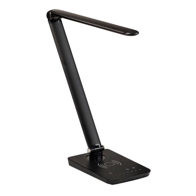 SAFCO PRODUCTS CO 1009BL Safco Vamp LED Wireless Charging Lamp, 16-3/4inH, Black SAFCO PRODUCTS CO 1009BL Safco Vamp LED Wireless Charging Lamp, 16-3/4inH, Black