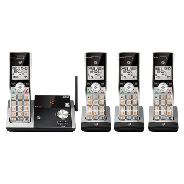 VTECH HOLDINGS LTD 80-6869-00 AT&T CL82415 4 Handset DECT 6.0 Cordless Phone with Digital Answering System