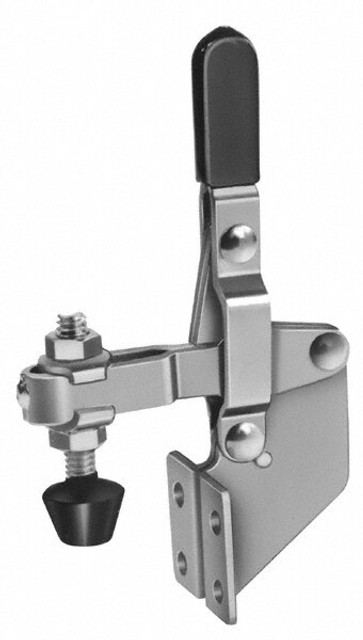 Value Collection GH-101-B Manual Hold-Down Toggle Clamp: Vertical, 220 lb Capacity, U-Bar, Front Flanged Base