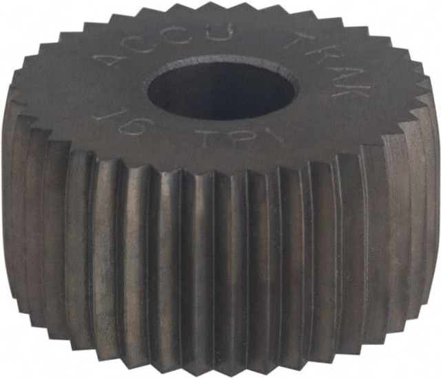 MSC KNSV450FNC Convex Knurl Wheel: 3/4" Dia, 70 ° Tooth Angle, 50 TPI, Straight, Cobalt
