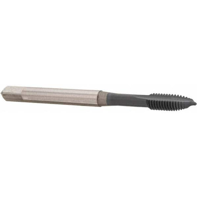 OSG 1208202 Spiral Point Tap: #8-36 UNF, 2 Flutes, Plug, 2B/3B Class of Fit, High Speed Steel, elektraLUBE Coated