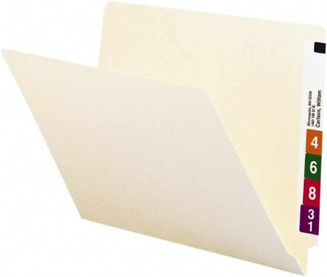 SMEAD SMD24100 Classification Folder: Letter, Manila, 100/Pack