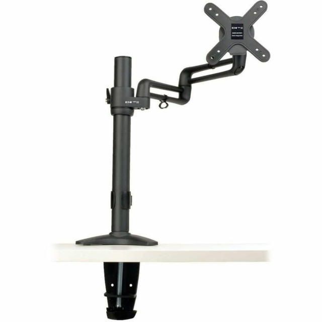 TRIPP LITE DDR1327SFC  Display LCD Flex Arm Desk Mount Monitor Stand Clamp 13in to 27in EA - Mounting kit (desk clamp mount, pole, bracket adapter, base plate) for LCD / plasma panel (full-motion) - steel - black - screen size: 13in-27in - desktop