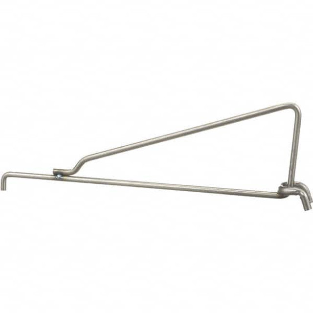 Marlin Steel Wire Products 00363076-38 Pegboard Hooks; Hook Type: Single Vertical End Hook ; Material: 304 Stainless Steel