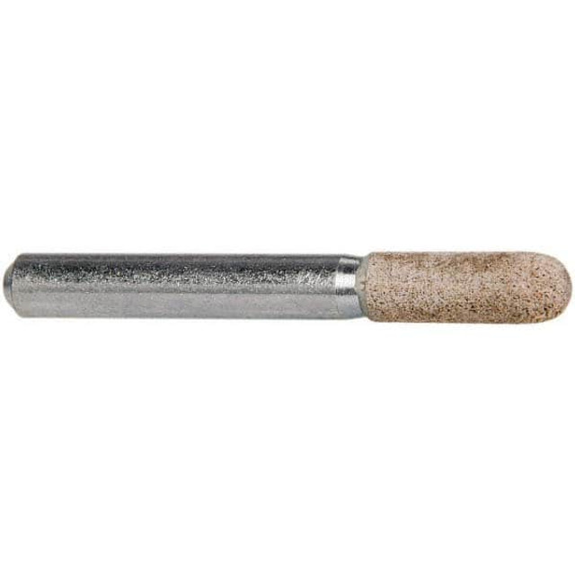 Cratex A24A80CXG 1/4 Mounted Point: 3/4" Thick, 1/4" Shank Dia, A24, 80 Grit, Medium