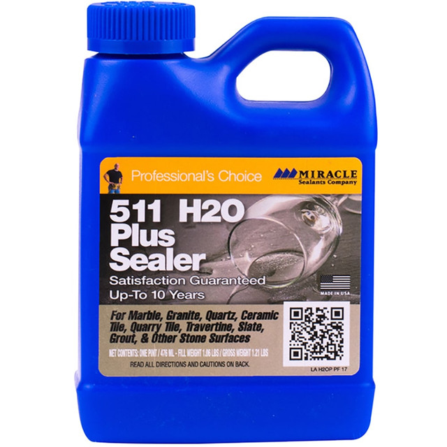 RUST-OLEUM CORPORATION H2OPLQT6 Miracle Sealants 511 H20 Plus, 16 Oz, Case Of 6 Bottles