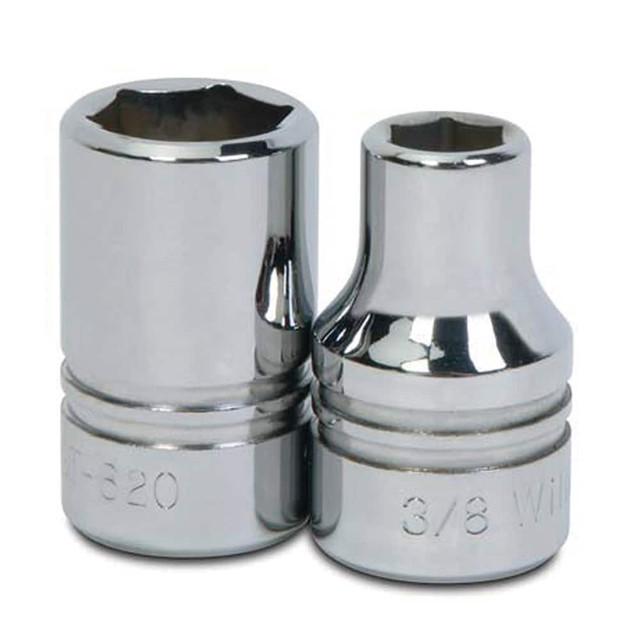 Williams ST-625 Hand Sockets; Socket Type: Standard ; Drive Size: 1/2 ; Drive Style: Square ; Number Of Points: 6 ; Overall Length (Inch): 1-1/2in ; Overall Length (Decimal Inch): 1.5