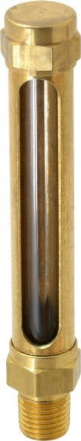 LDI Industries G305-2 2-3/4 Inch Long Sight, 1/4 Inch Thread Size, Buna-N Seal Straight to Male Thread, Vented Oil-Level Indicators and Gauge
