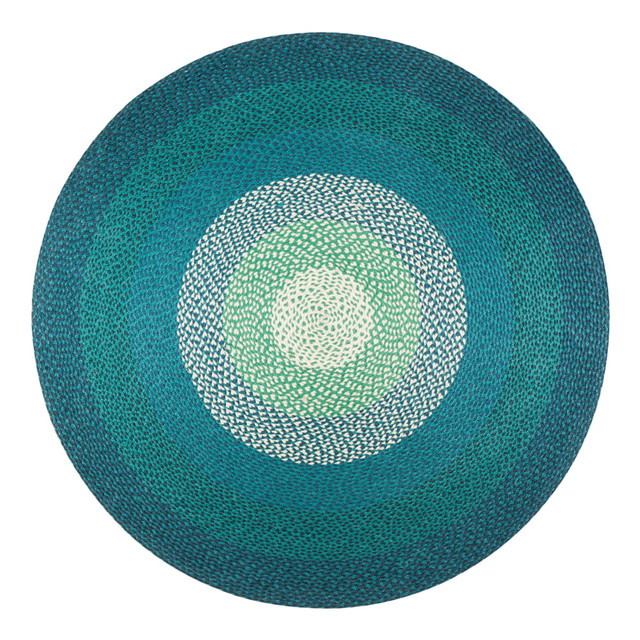 GFH ENTERPRISES INC. AMB0437-080R Anji Mountain Aarashi Round Rug, 8ft, Multicolor