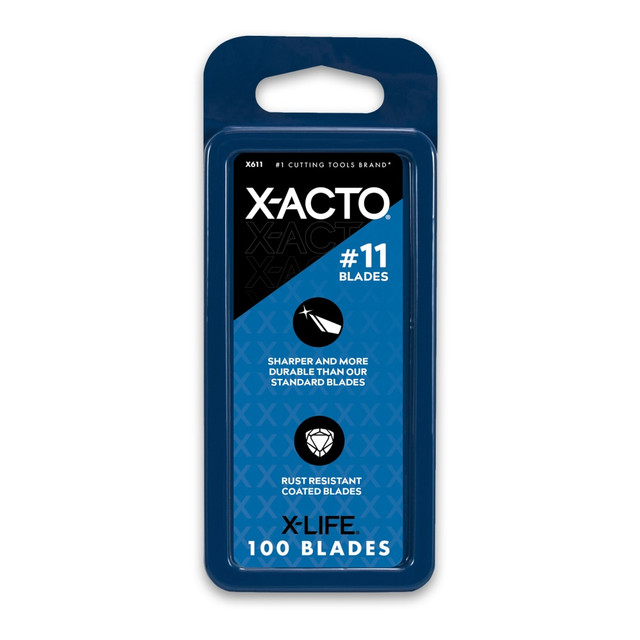 ELMERS PRODUCTS INC X611 X-Acto Knife Blades, No. 11 Blade, Pack Of 100 ELMERS PRODUCTS INC X611 X-Acto Knife Blades, No. 11 Blade, Pack Of 100