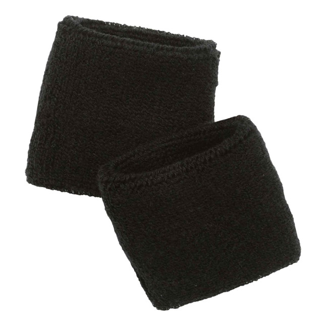 If you need an easy way to keep your hands free of sweat, consider these soft and cozy wristbands. The thick cotton fabric absorbs sweat with ease, and the elastic inside provides a snug fit around your wrist.  Made of thick cotton terry that absorbs moisture.  Elastic helps maintain a secure fit.