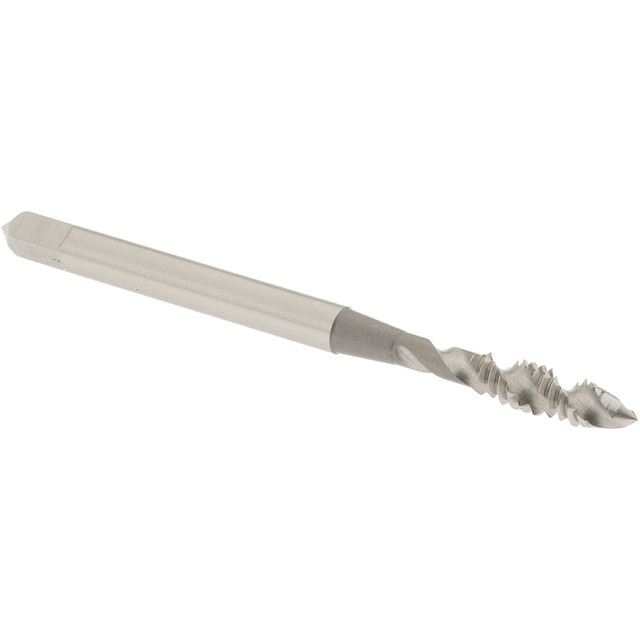 OSG 1412400 Spiral Flute Tap: #6-32 UNC, 2 Flutes, Plug, 2B Class of Fit, High Speed Steel, Bright/Uncoated