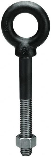 Gibraltar P15743GB Fixed Lifting Eye Bolt: With Shoulder, 2,100 lb Capacity, 1/2 Thread, Grade 1030 Steel