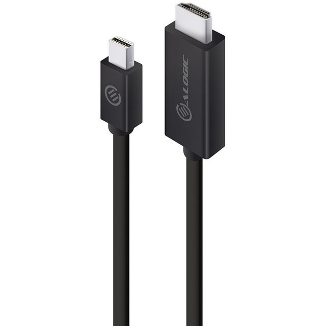 ALOGIC USA ELMDPHD-02 ALOGIC Elements Series - Adapter cable - Mini DisplayPort male to HDMI male - 6.6 ft - black - 1080p support, Power Delivery support