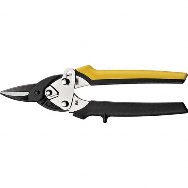 Bessey D15S-BE Aviation Snips: 7-3/8" OAL, 1-1/8" LOC, Forged Steel Blades