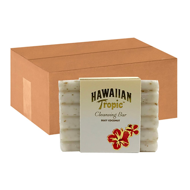 Hawaiian Tropic HWNT42GSOAP  Solid Hand Soap, 1.5 Oz, St Lucia Scent, Case Of 250 Bars